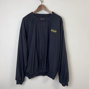 Vintage University Of Michigan Windbreaker Pullover Jacket Men’s XXL Navy Blue